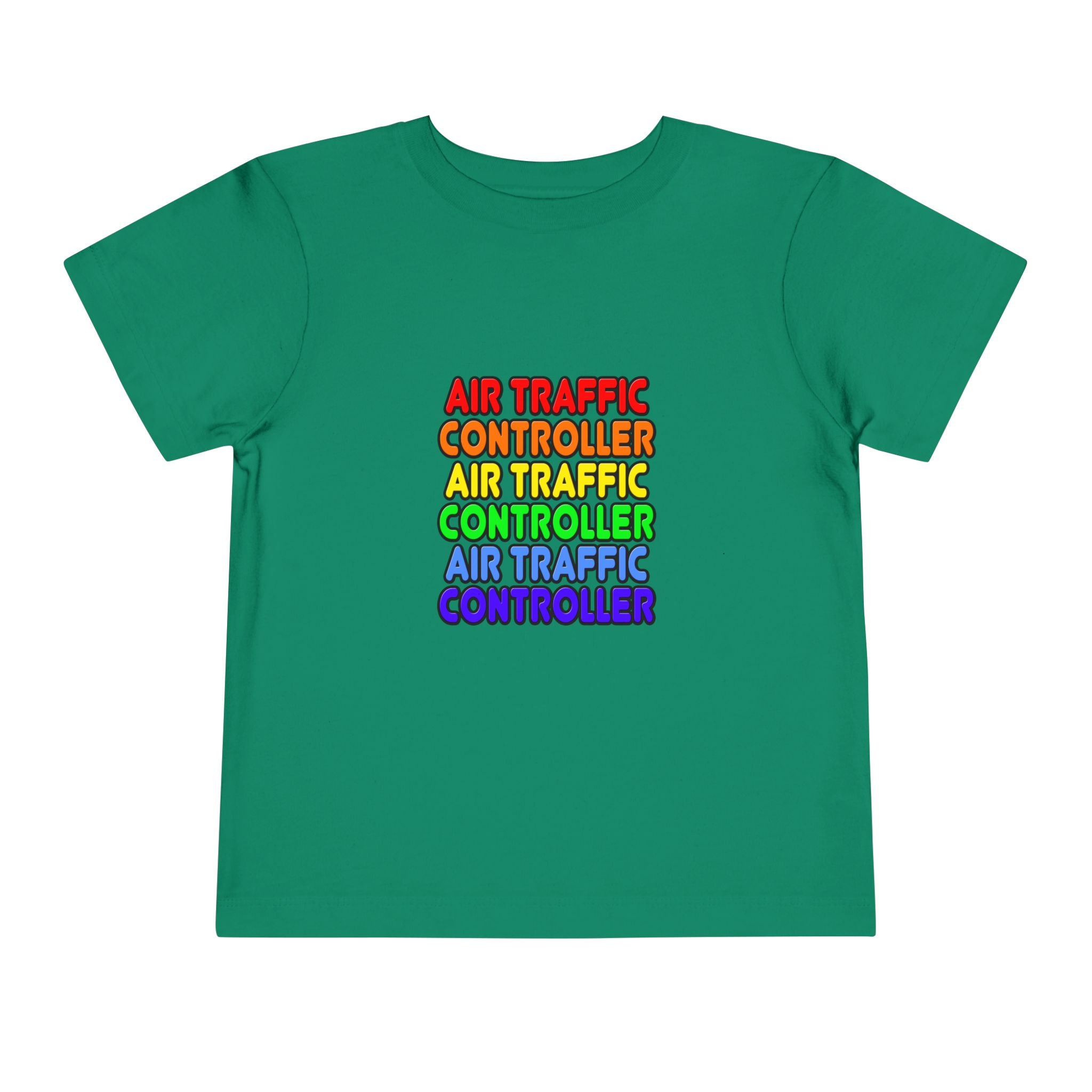 Rainbow Air Traffic Controller - Toddler Short Sleeve Tee