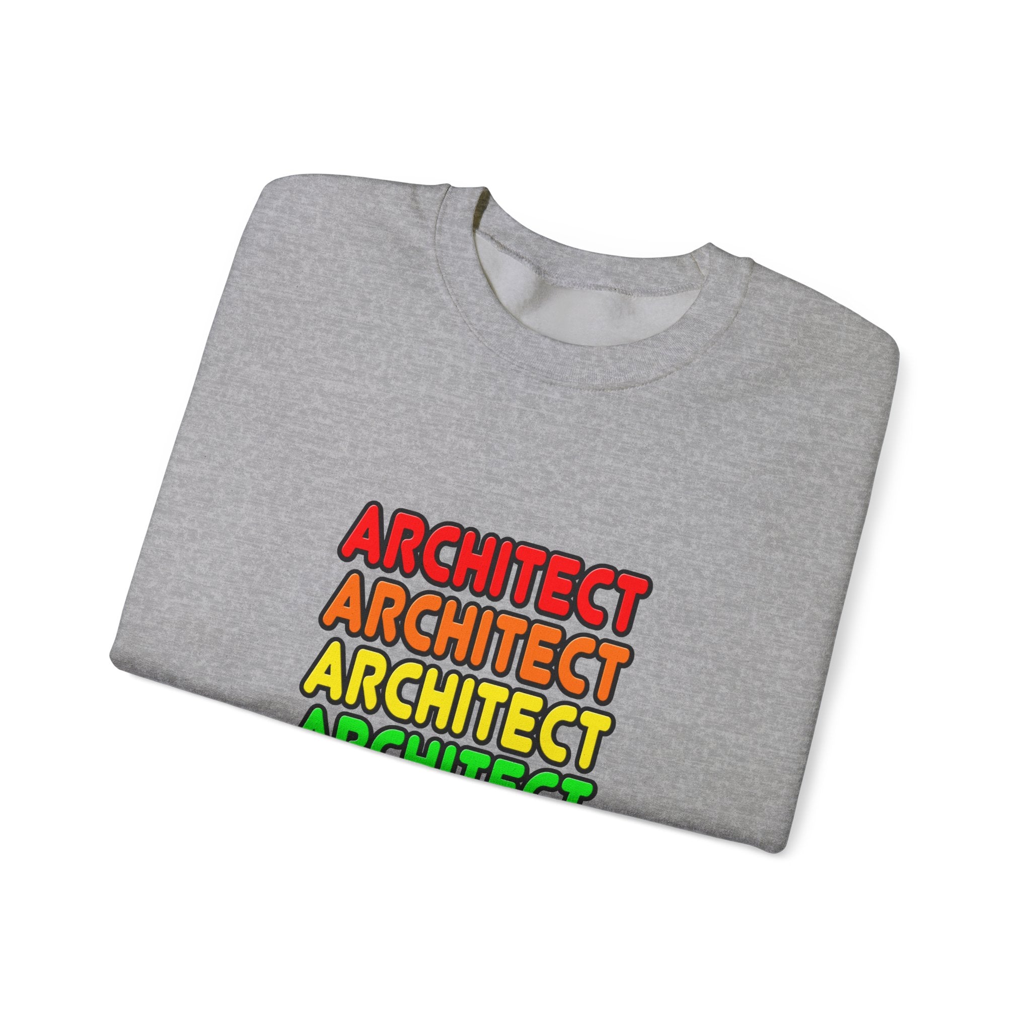 Rainbow Architect - Unisex Heavy Blend™ Crewneck Sweatshirt
