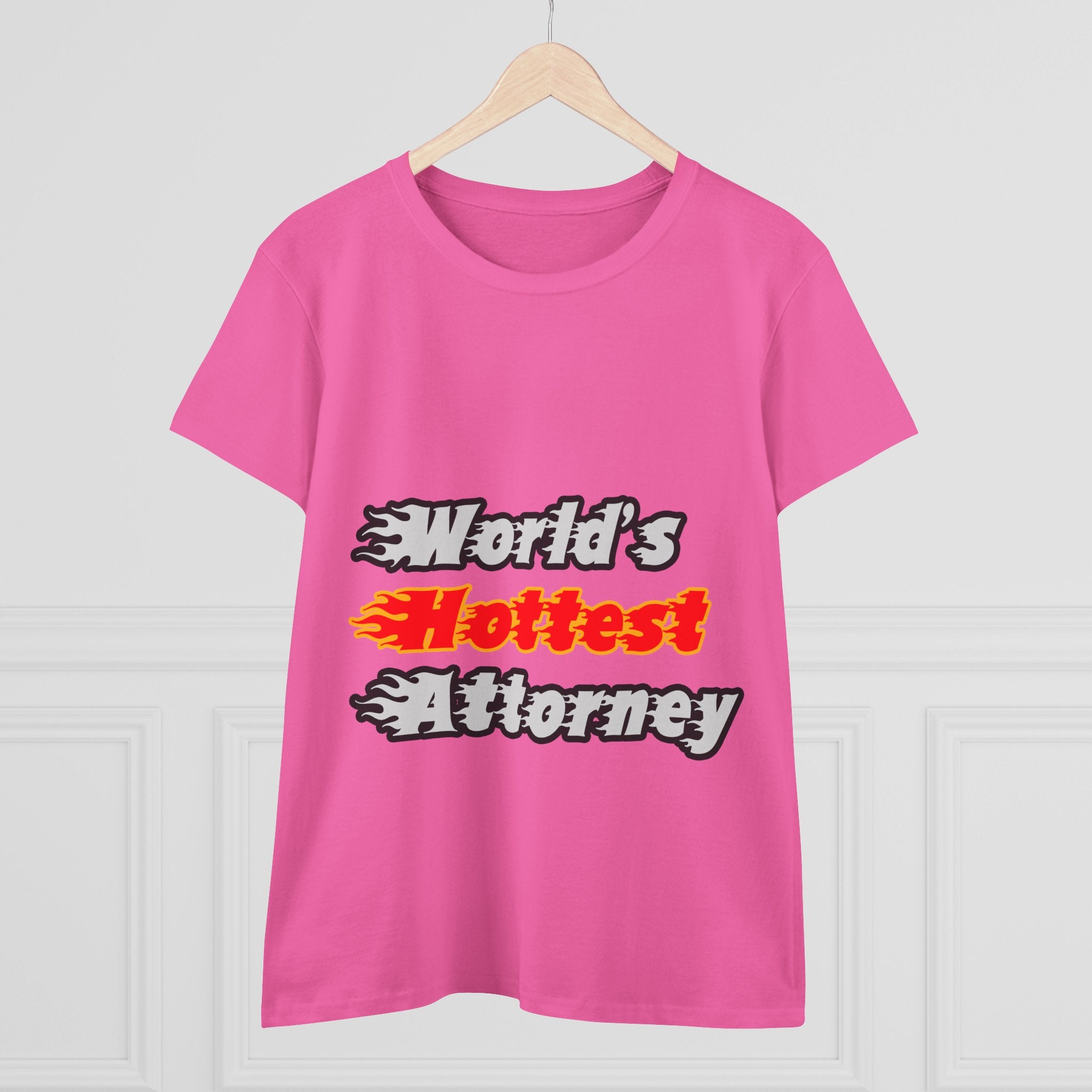 World's Hottest Attorney - Women's Midweight Cotton Tee
