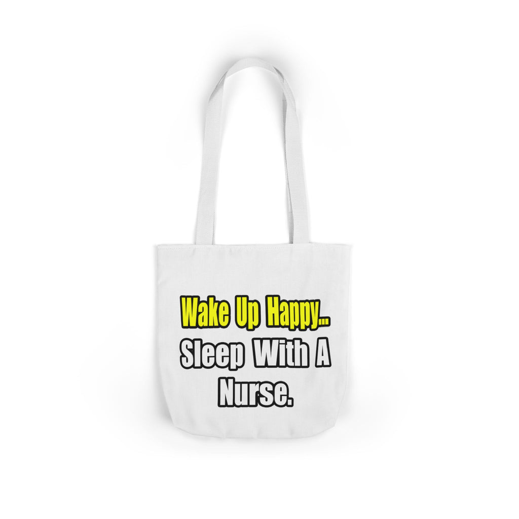 Sleep With a Nurse - Canvas Tote Bag, 5-Color Straps