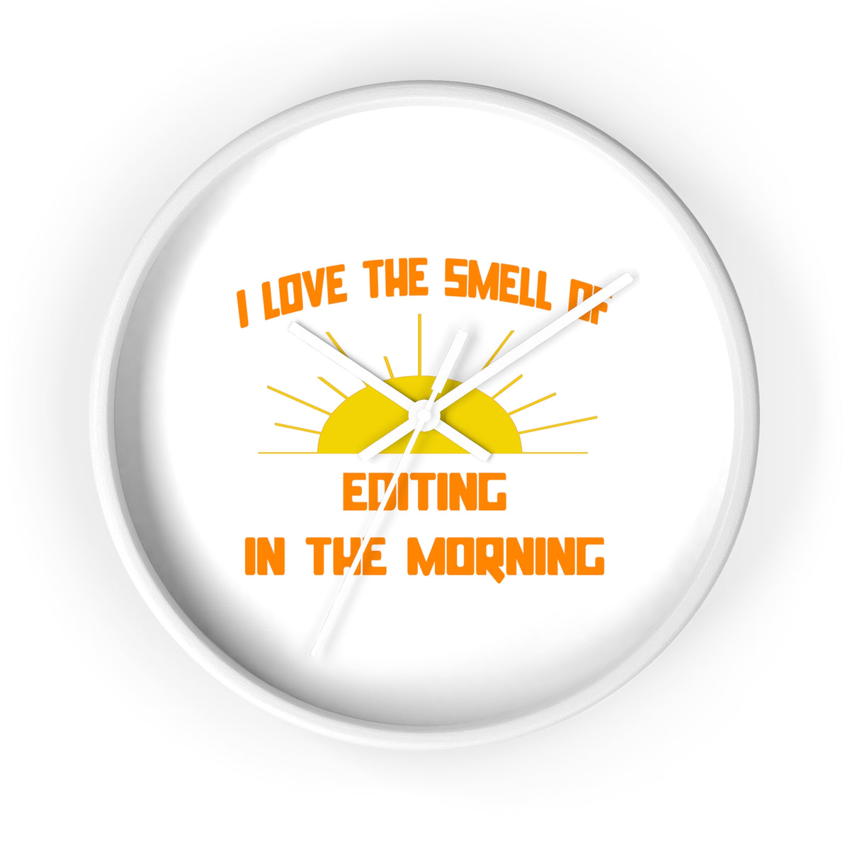 Smell of Editing in the Morning - Wall Clock
