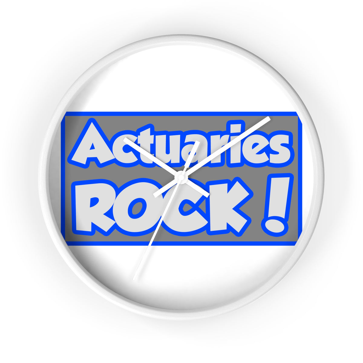 Actuaries Rock! - Wall Clock
