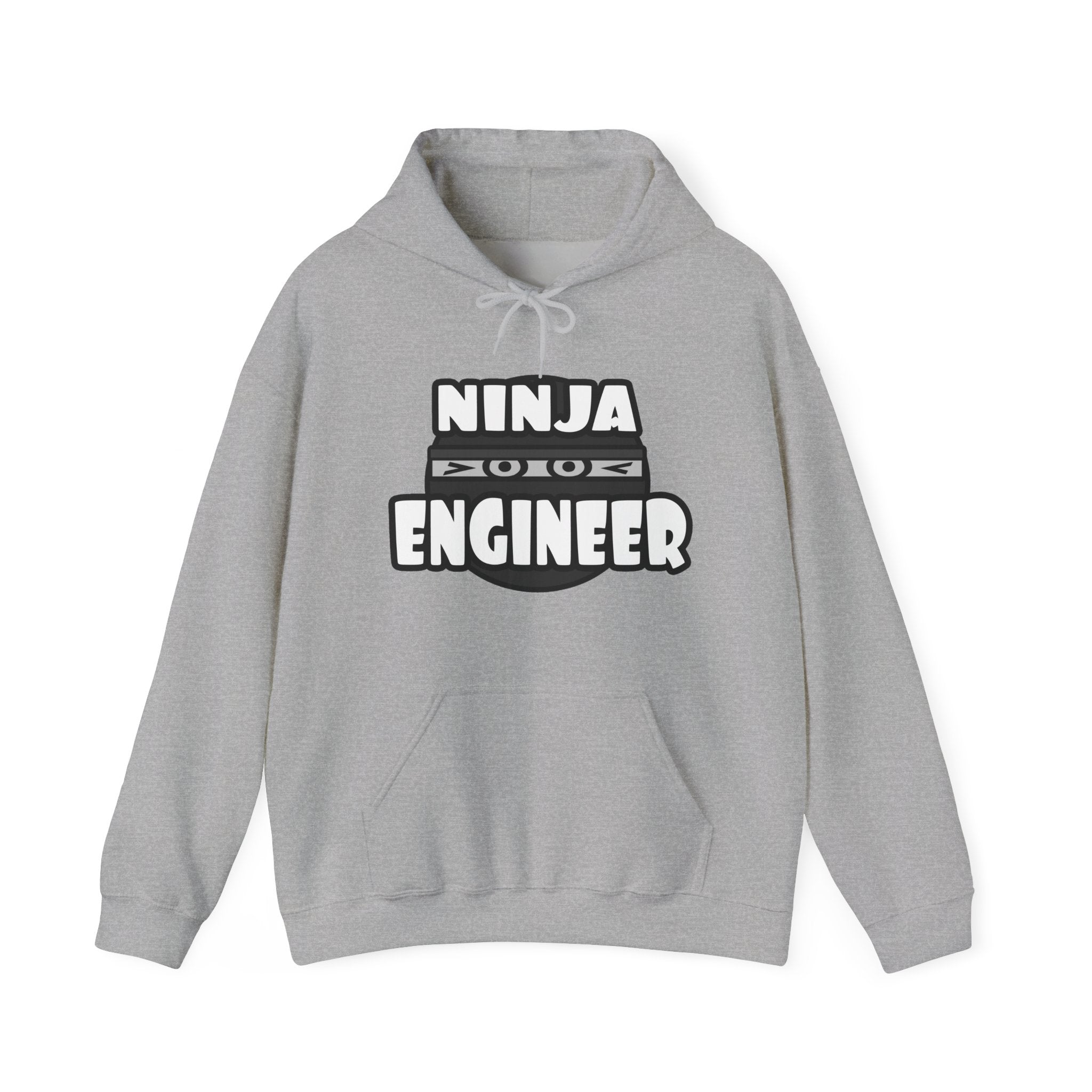 Ninja Engineer (2) - Unisex Heavy Blend™ Hooded Sweatshirt