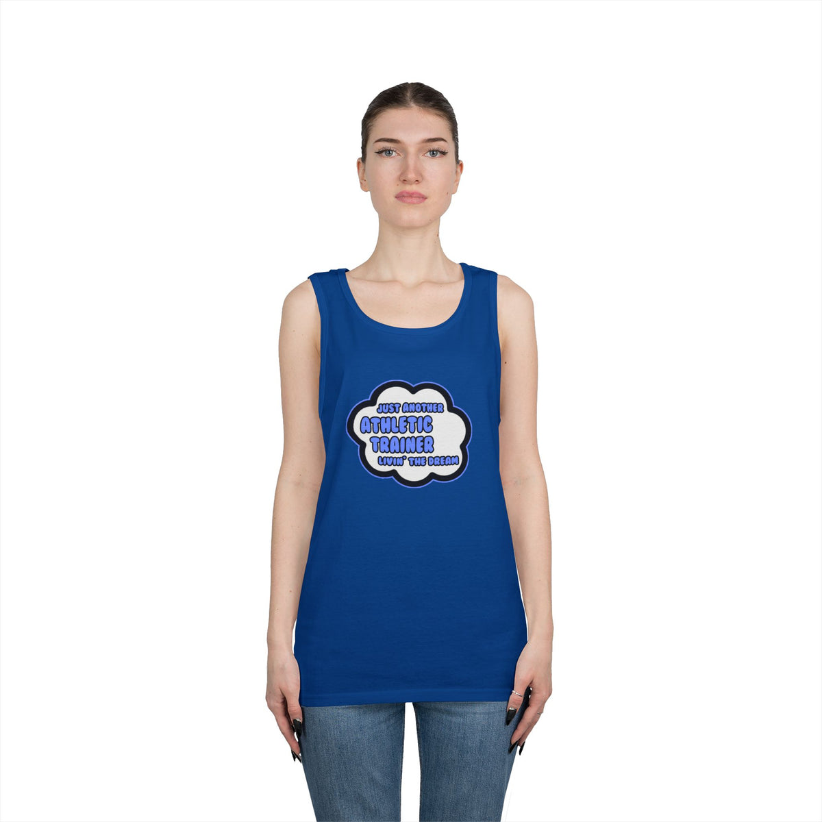 Athletic Trainer .. Livin' The Dream - Unisex Heavy Cotton Tank Top