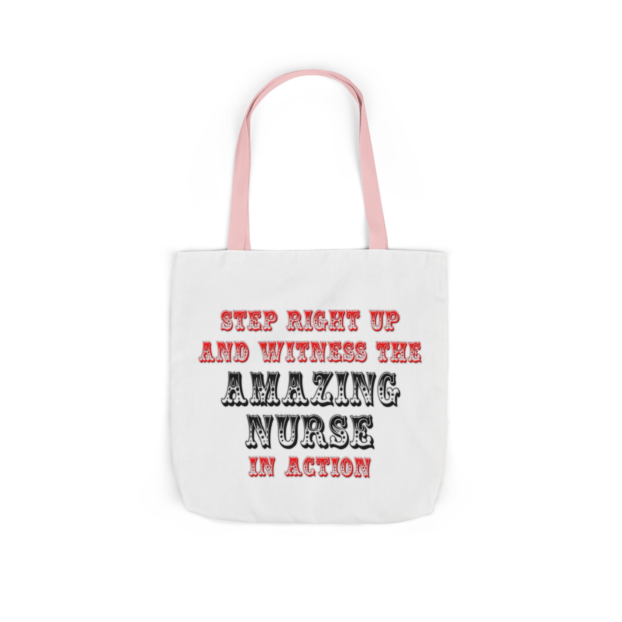Amazing Nurse In Action - Canvas Tote Bag, 5-Color Straps