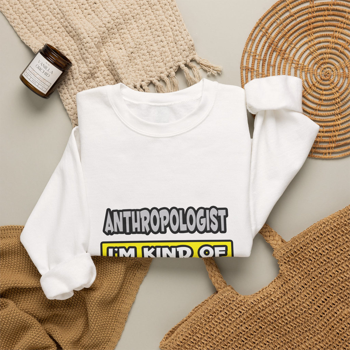 Anthropologist .. I'm Kind of a Big Deal - Unisex Heavy Blend™ Crewneck Sweatshirt