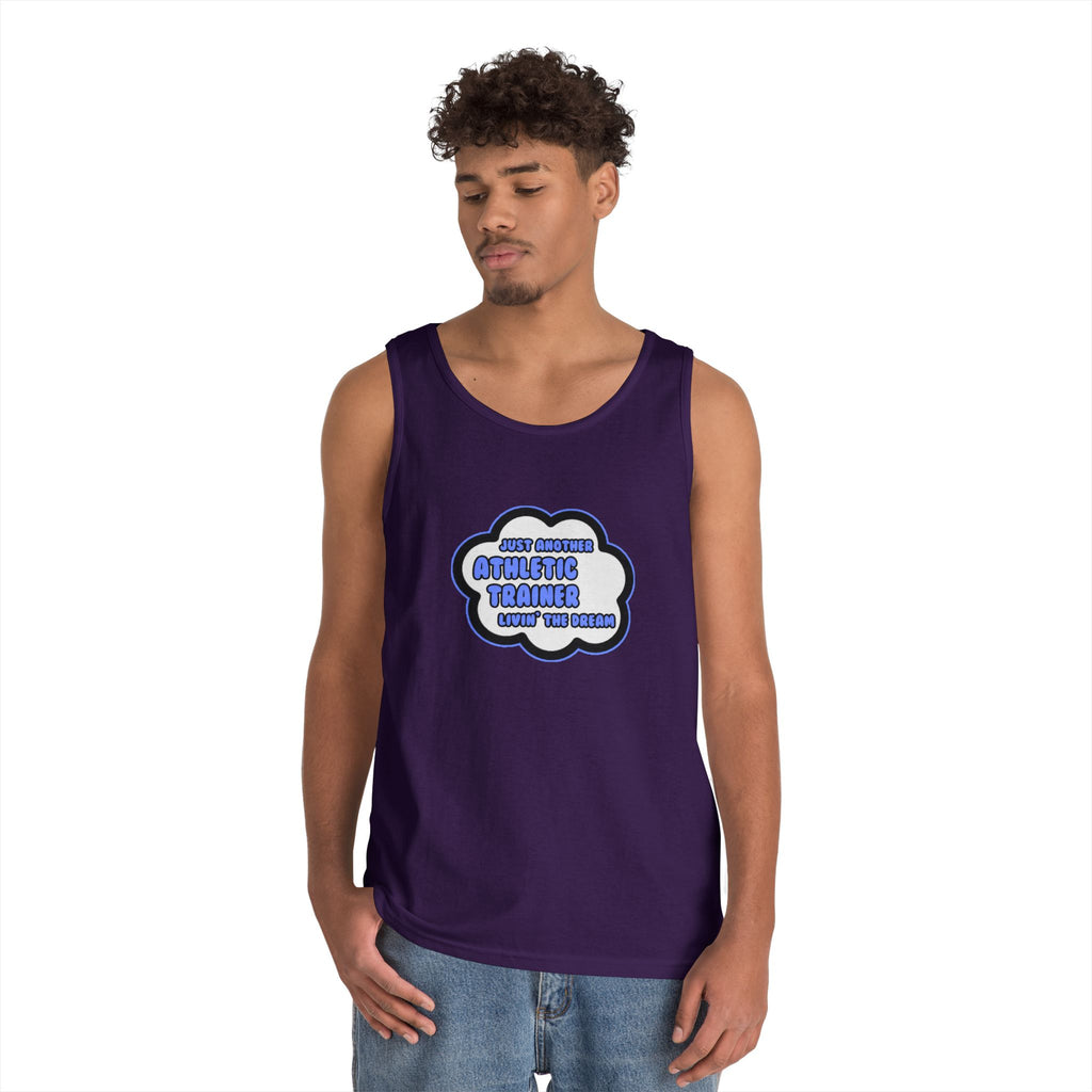 Athletic Trainer .. Livin' The Dream - Unisex Heavy Cotton Tank Top