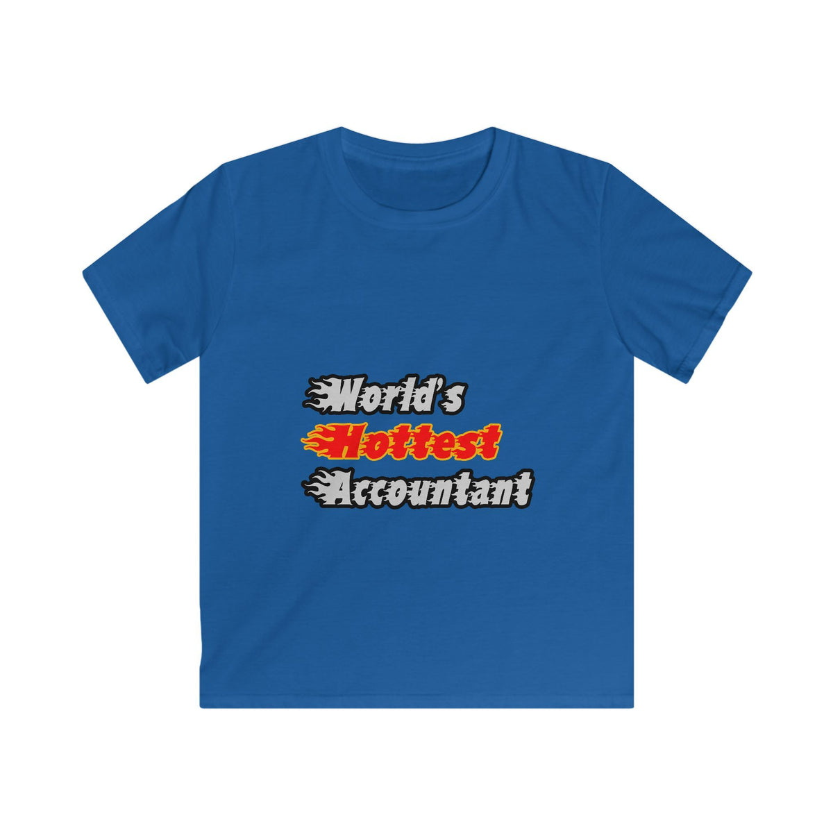 World's Hottest Accountant - Kids Softstyle Tee