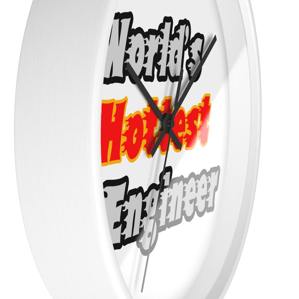 World's Hottest Engineer - Wall Clock
