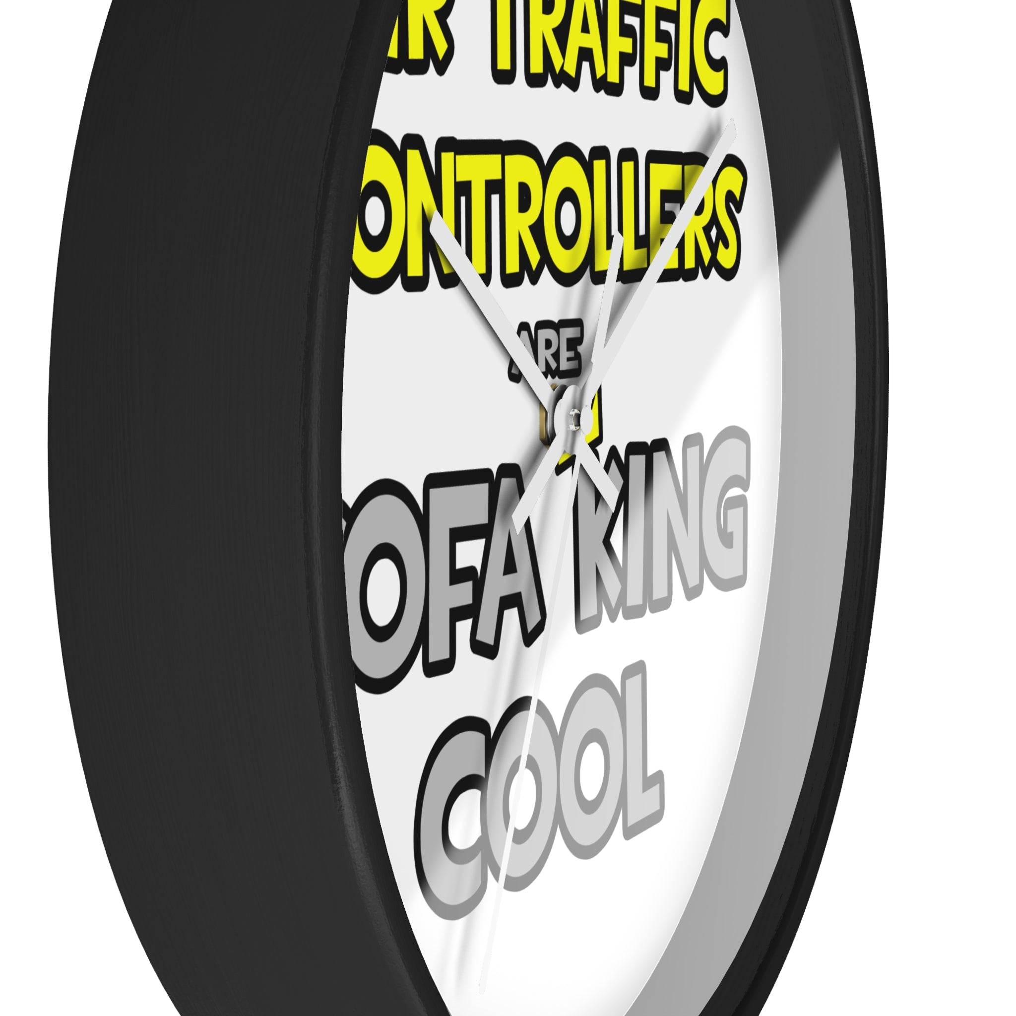 Air Traffic Controllers Are Sofa King Cool - Wall Clock