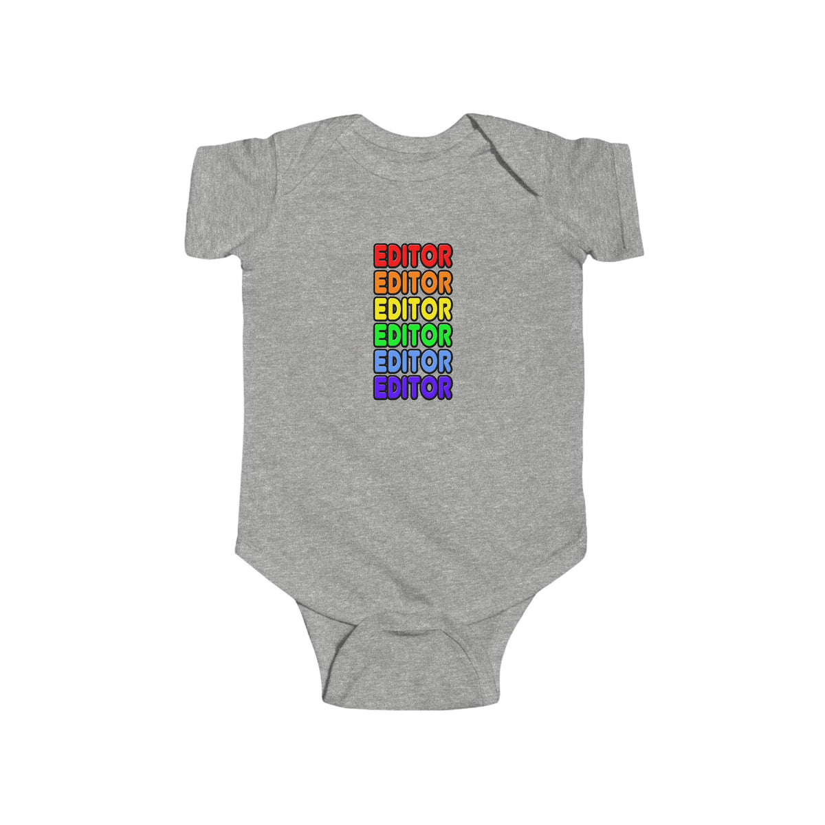 Rainbow Editor - Infant Fine Jersey Bodysuit