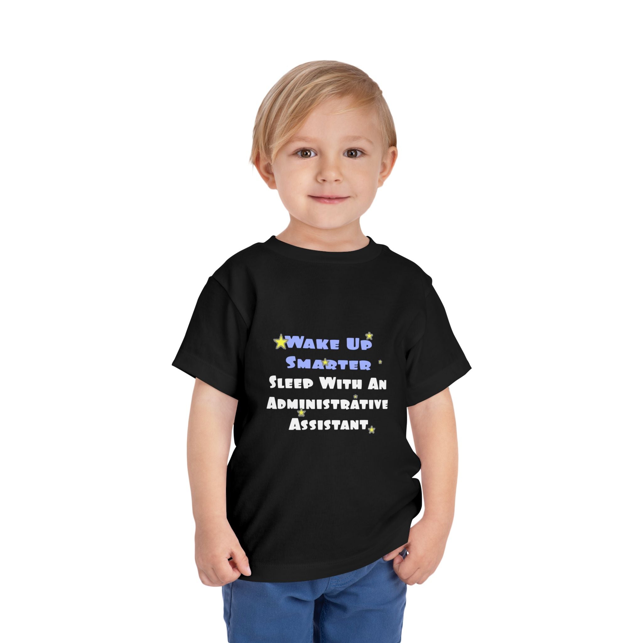 Wake Up Smarter...Sleep With an Admin Asst - Toddler Short Sleeve Tee