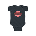 National 'Sleep With an Audiologist' Day - Infant Fine Jersey Bodysuit