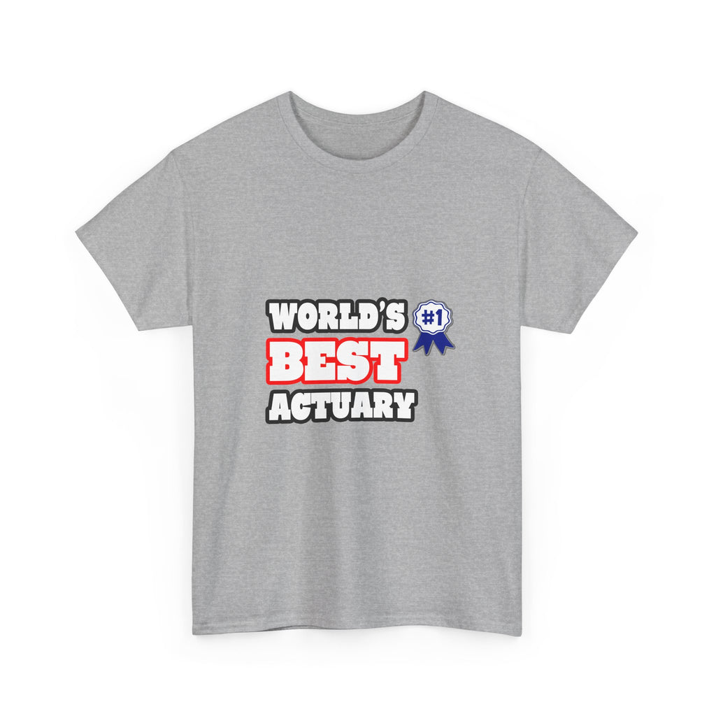 World's Best Actuary - Unisex Heavy Cotton Tee