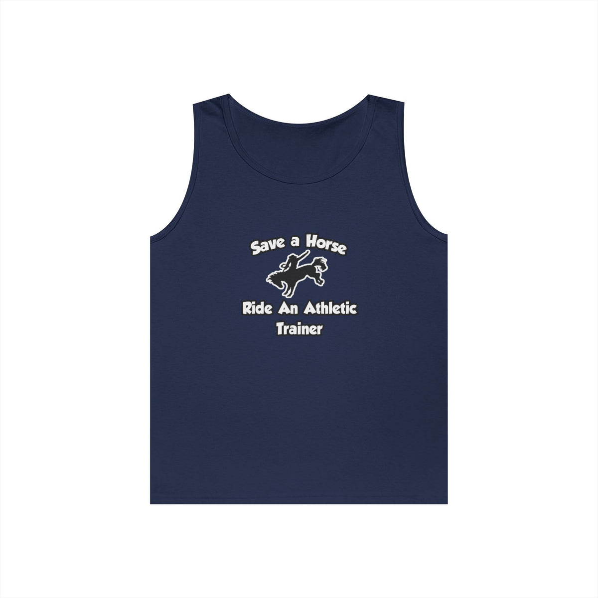 Save a Horse, Ride an Athletic Trainer - Unisex Heavy Cotton Tank Top