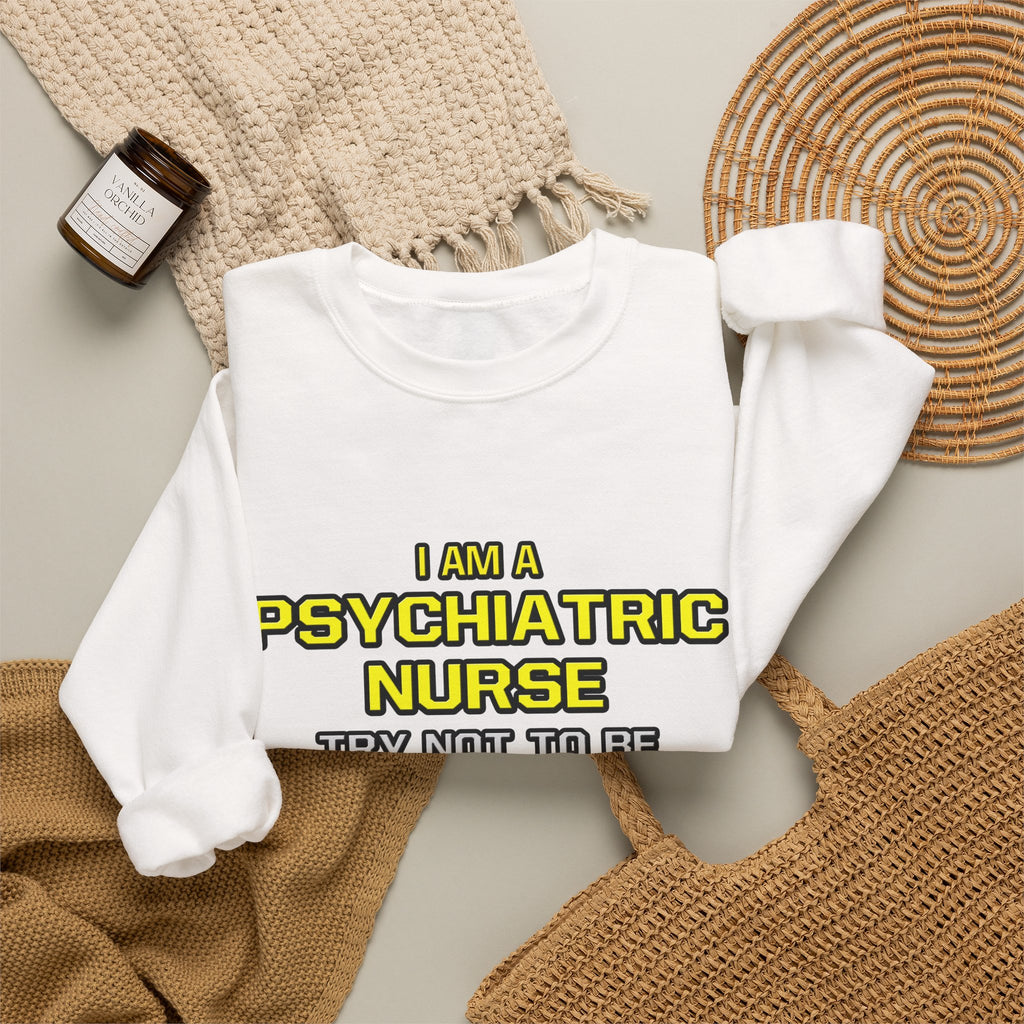 Psychiatric Nurse..Superior Intelligence - Unisex Heavy Blend™ Crewneck Sweatshirt