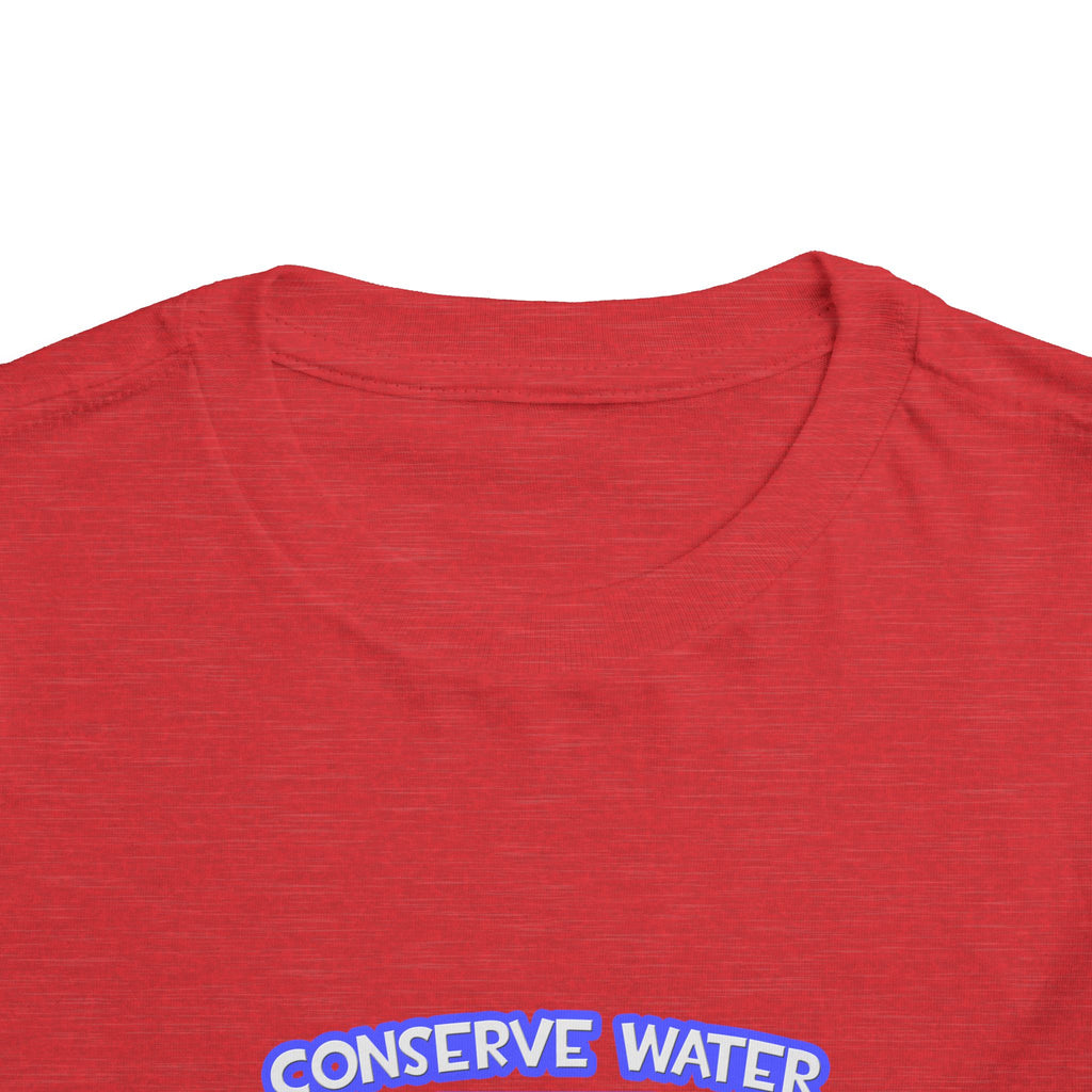 Conserve Water .. Shower With Aerospace Engineer - Toddler Short Sleeve Tee