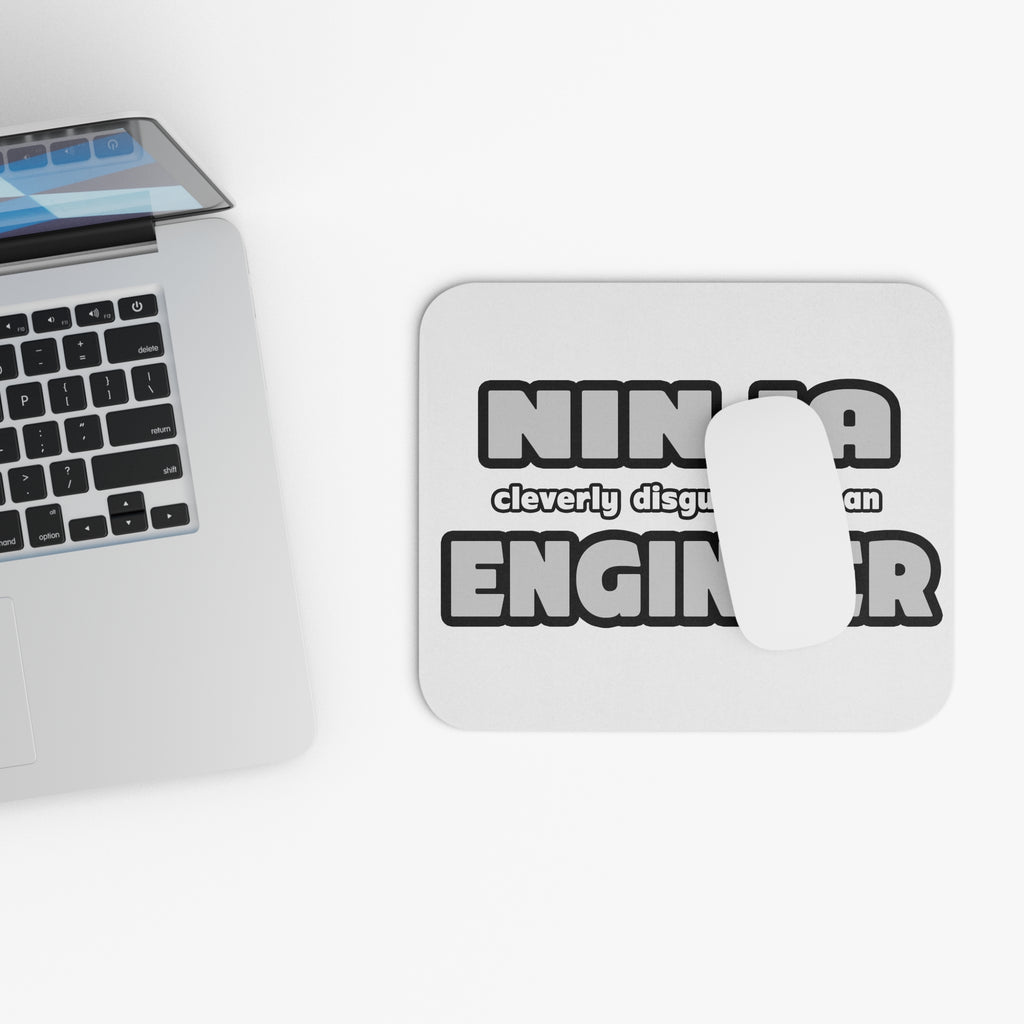 Ninja Cleverly Disguised As An Engineer - Mouse Pad (Rectangle)