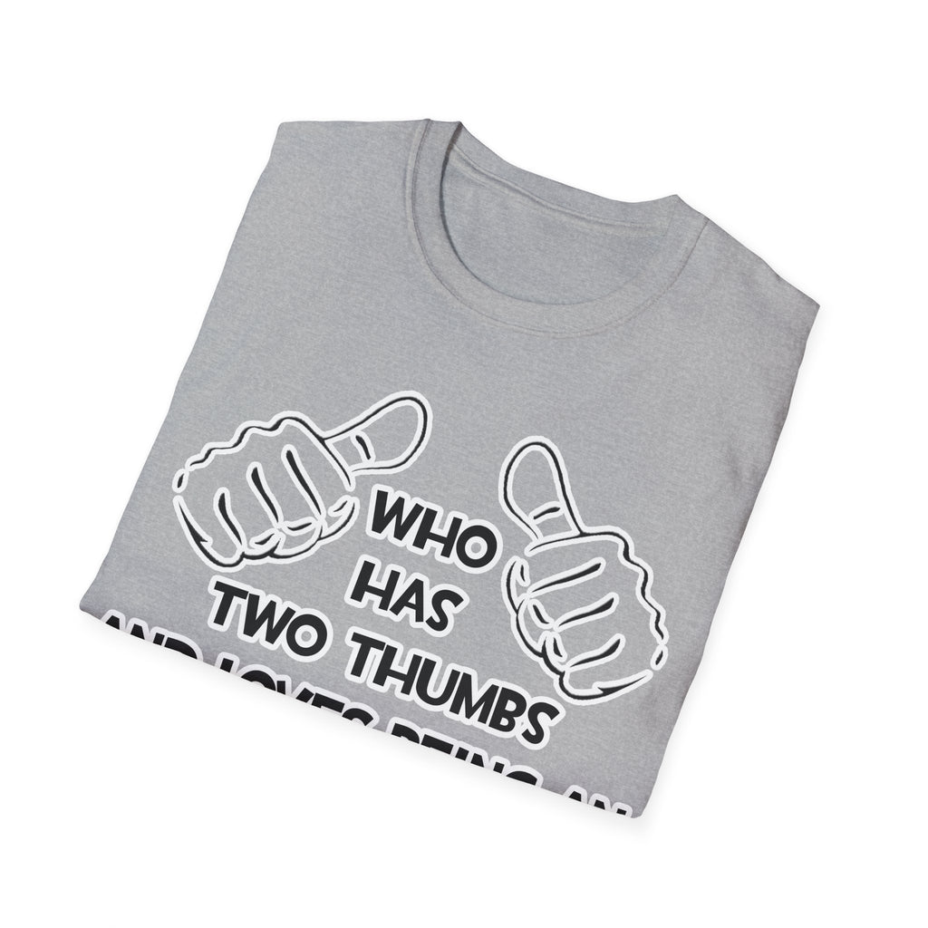 Two Thumbs and Loves Being an Endocrinologist - Unisex Softstyle T-Shirt