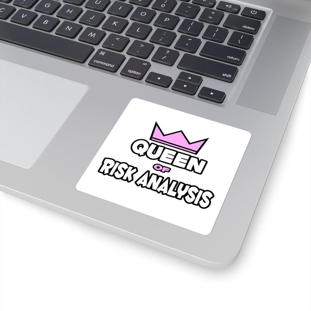 Queen of Risk Analysis - Square Stickers