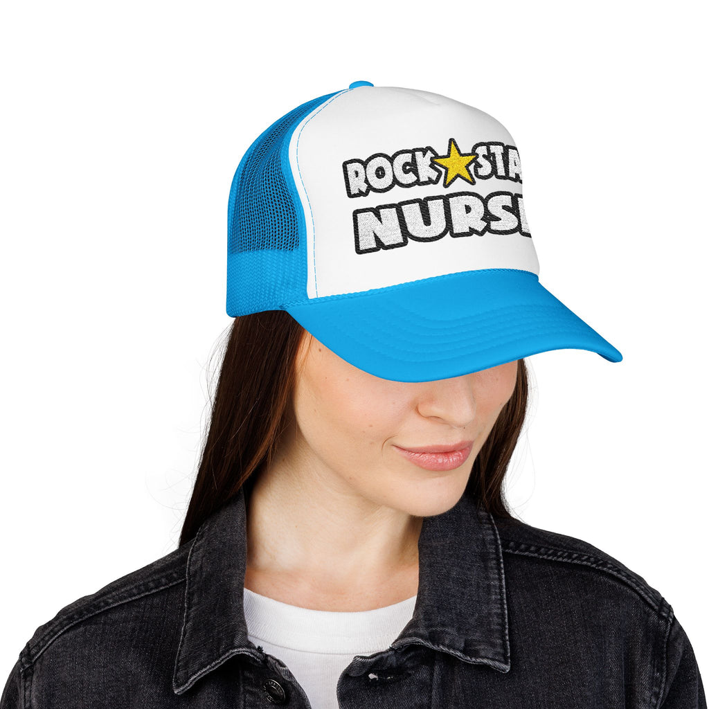 Rock Star Nurse (2) - Foam Trucker Hat
