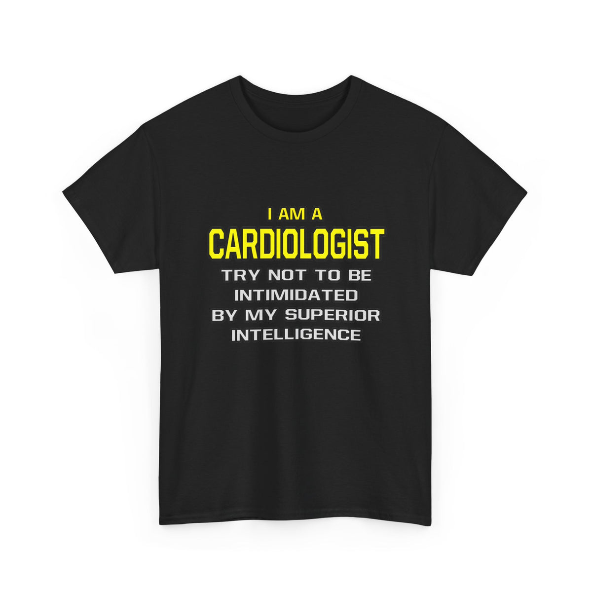 Cardiologist...Superior Intelligence - Unisex Heavy Cotton Tee