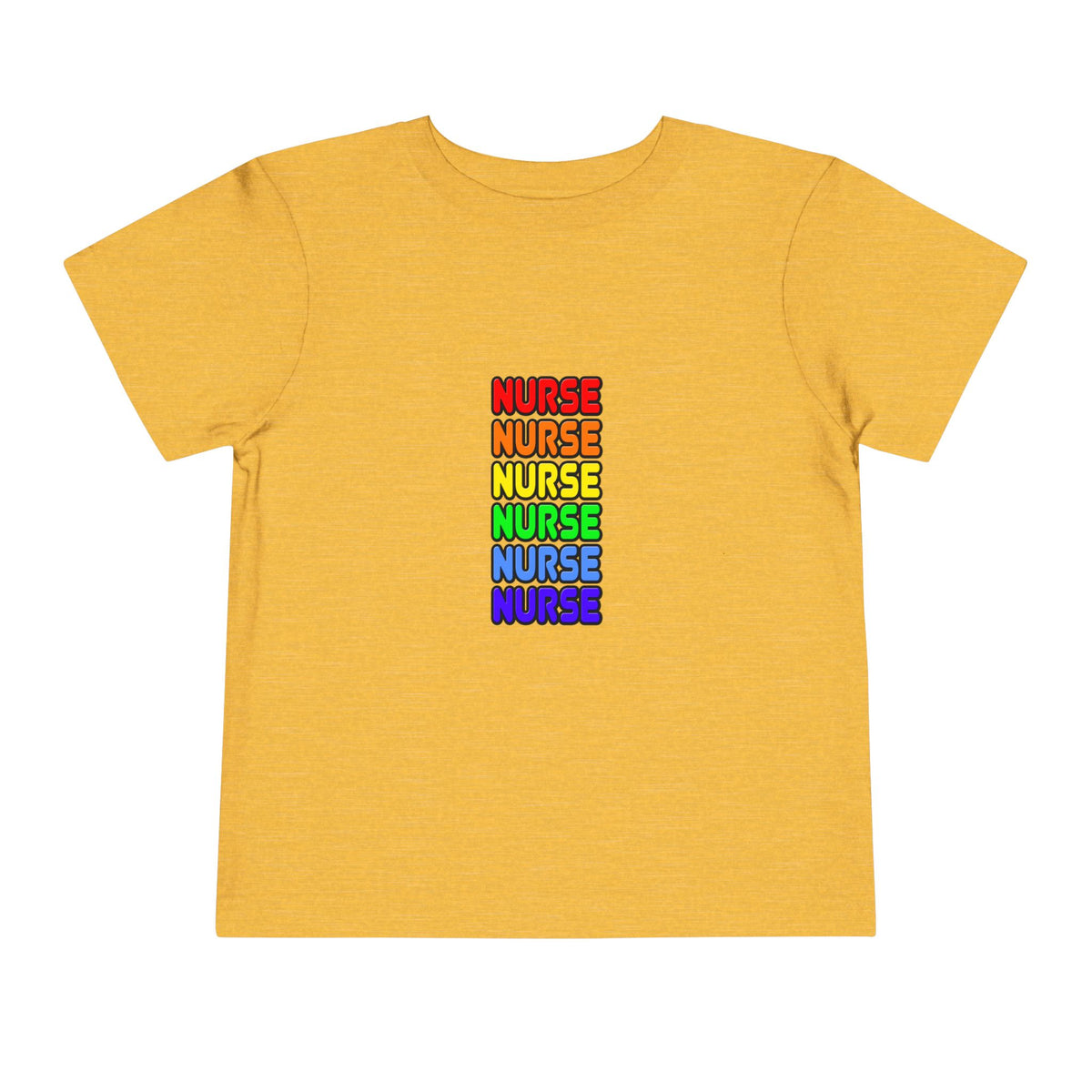Rainbow Nurse - Toddler Short Sleeve Tee