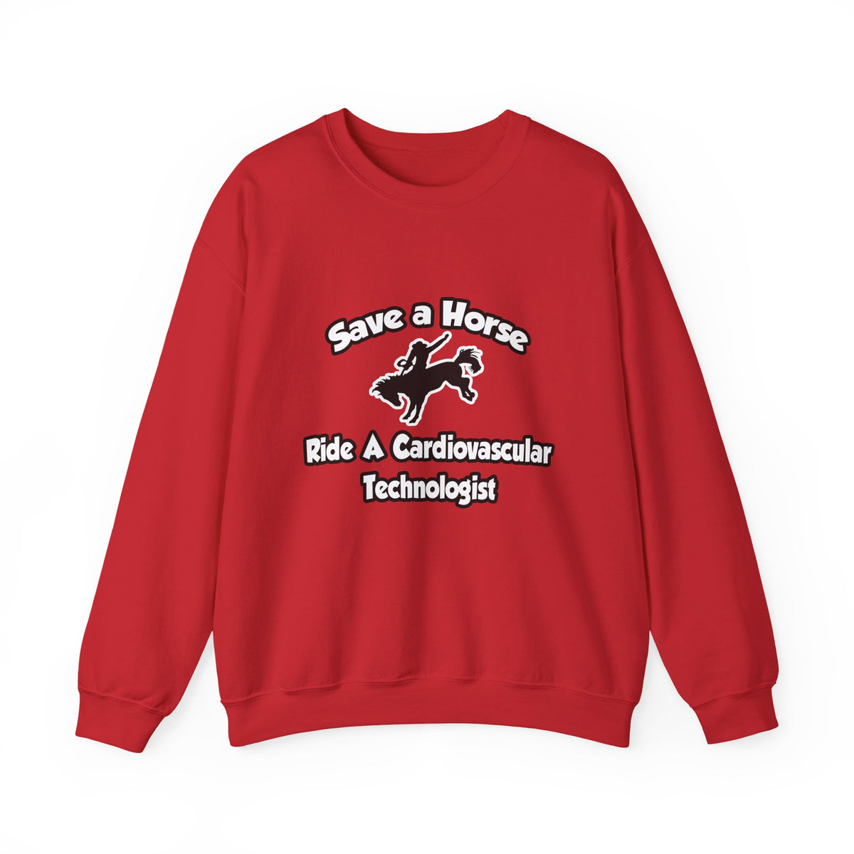 Save a Horse, Ride a Cardiovascular Tech - Unisex Heavy Blend™ Crewneck Sweatshirt