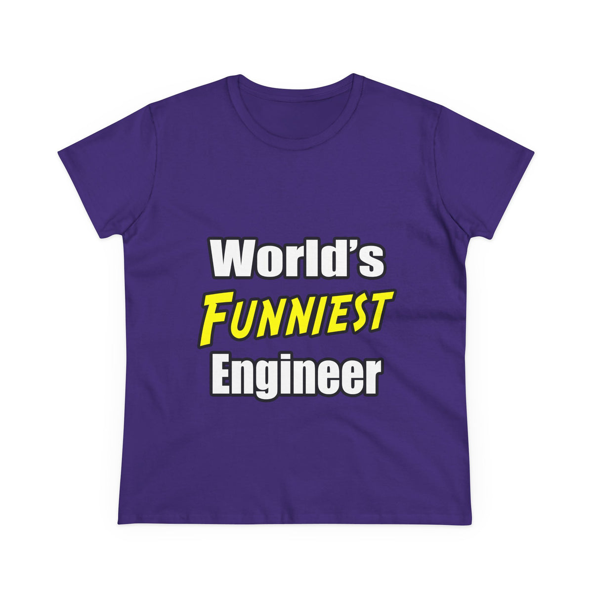 World's Funniest Engineer - Women's Midweight Cotton Tee