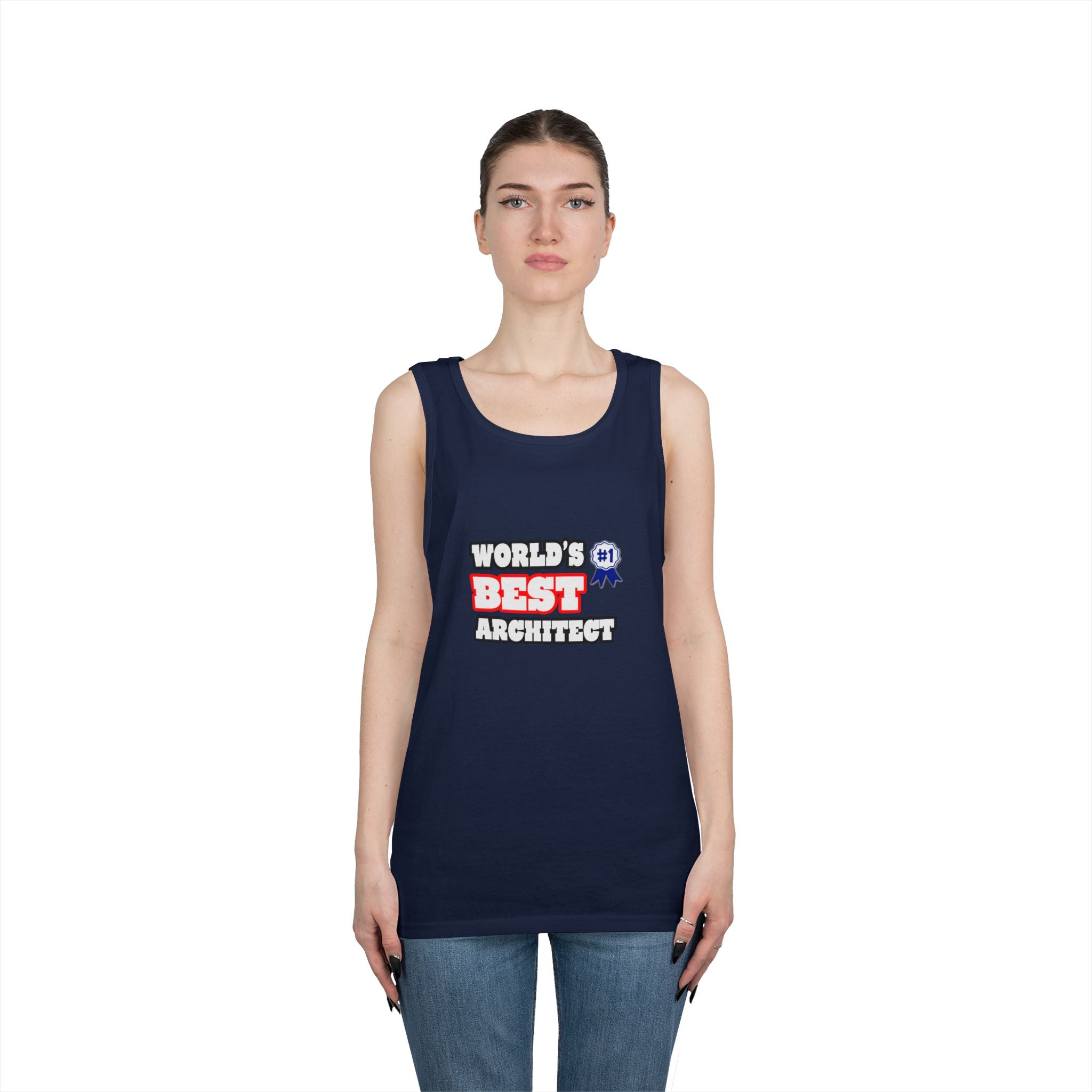 World's Best Architect - Unisex Heavy Cotton Tank Top