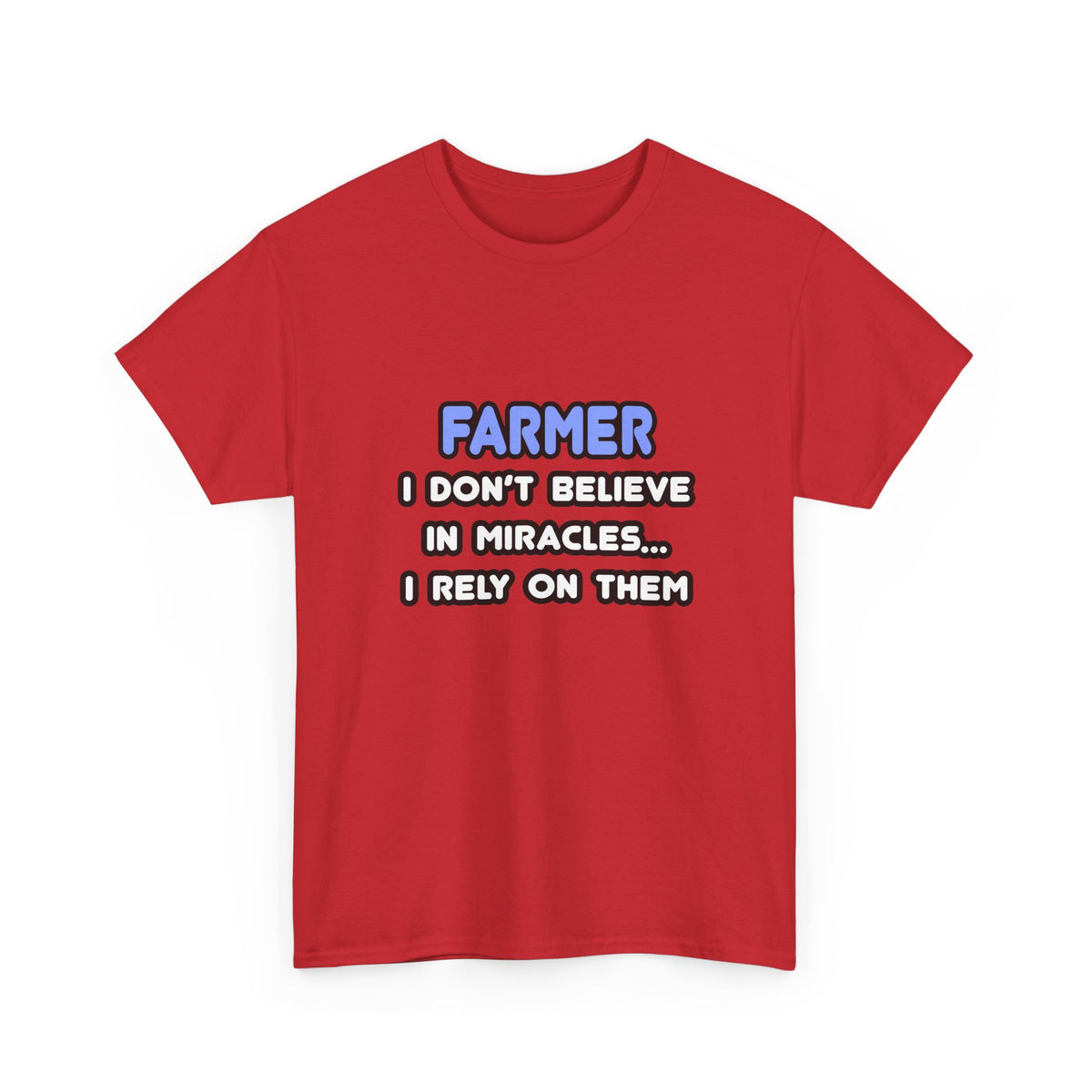 Miracles and Farmers - Unisex Heavy Cotton Tee