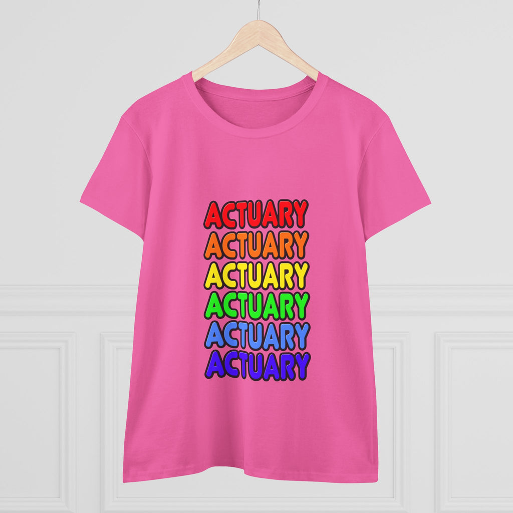 Rainbow Actuary - Women's Midweight Cotton Tee