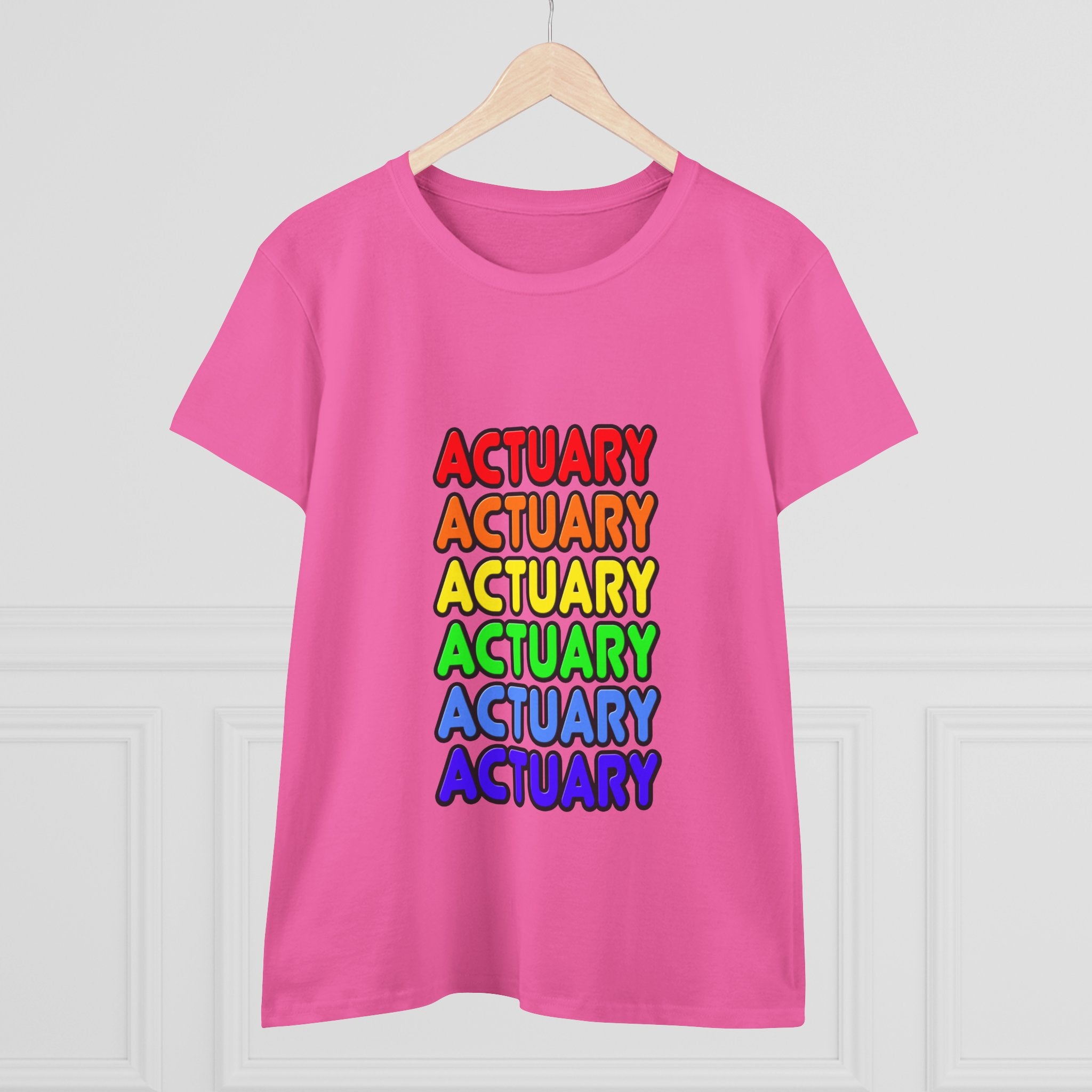 Rainbow Actuary - Women's Midweight Cotton Tee