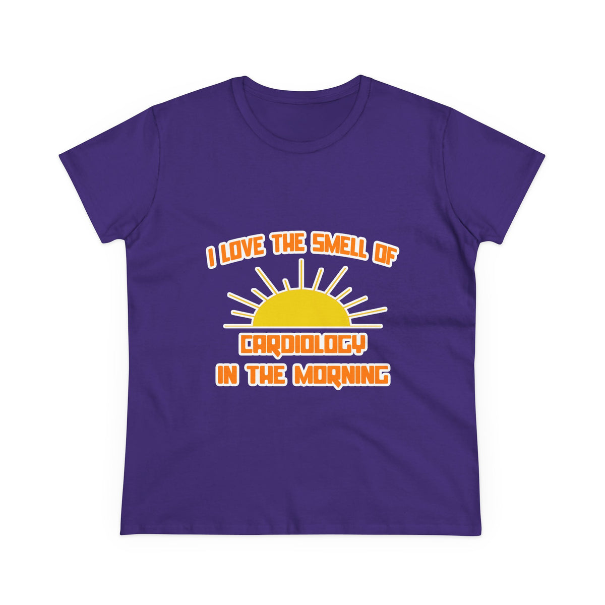 Smell of Cardiology in the Morning - Women's Midweight Cotton Tee