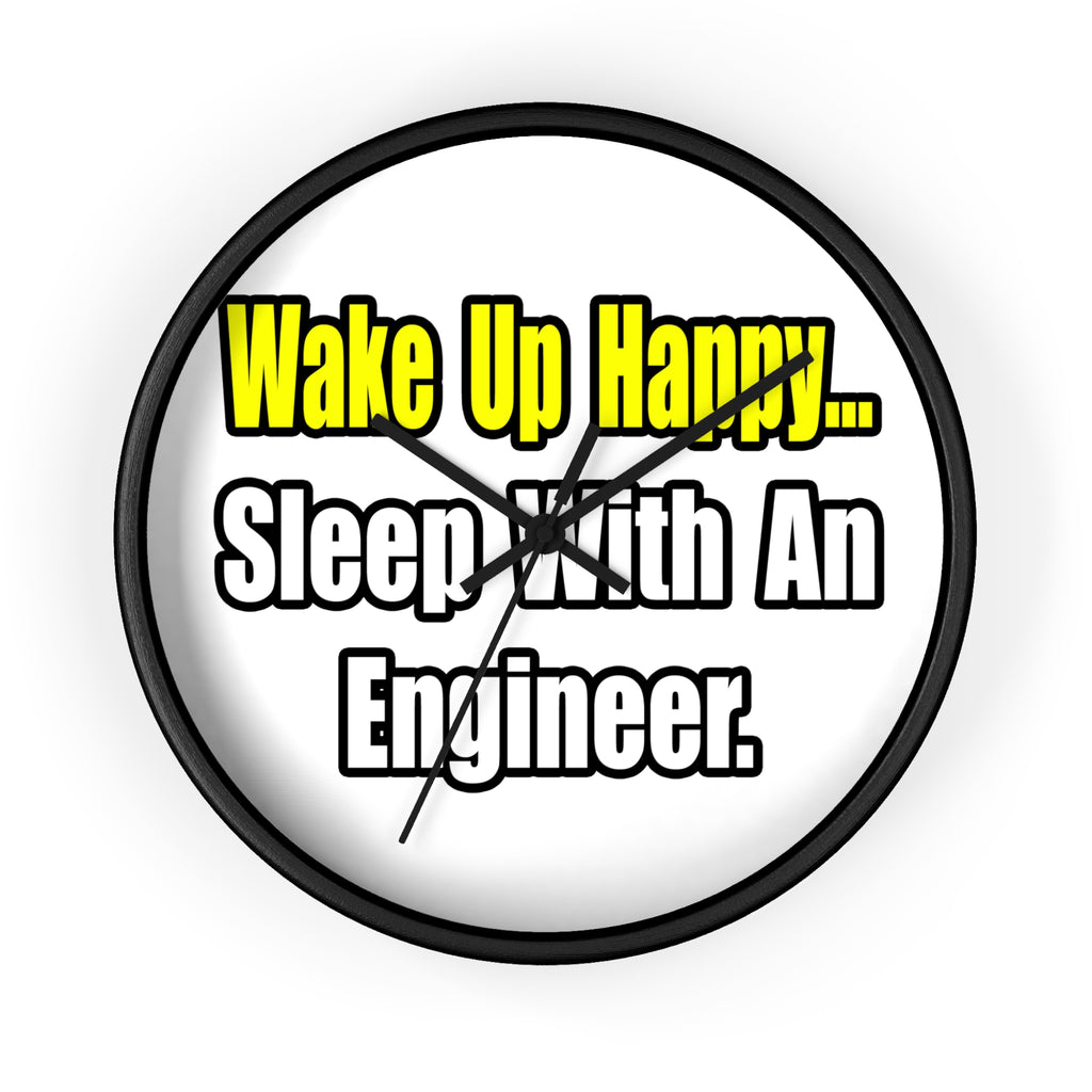 Sleep With Engineer - Wall Clock