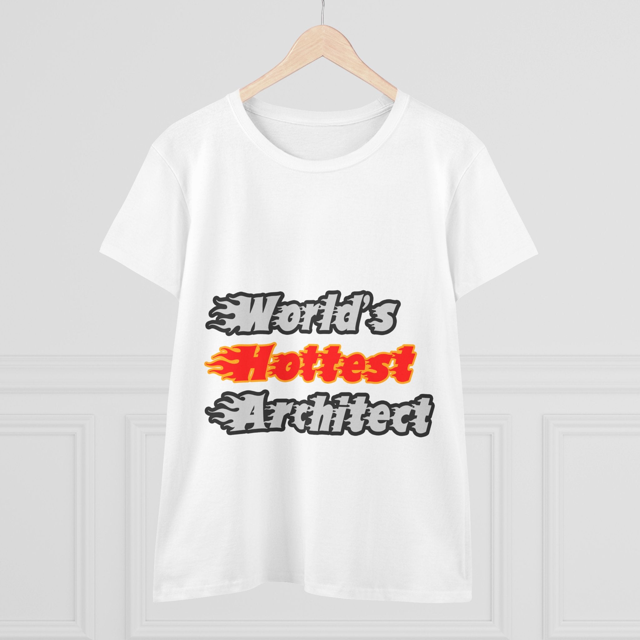 World's Hottest Architect - Women's Midweight Cotton Tee