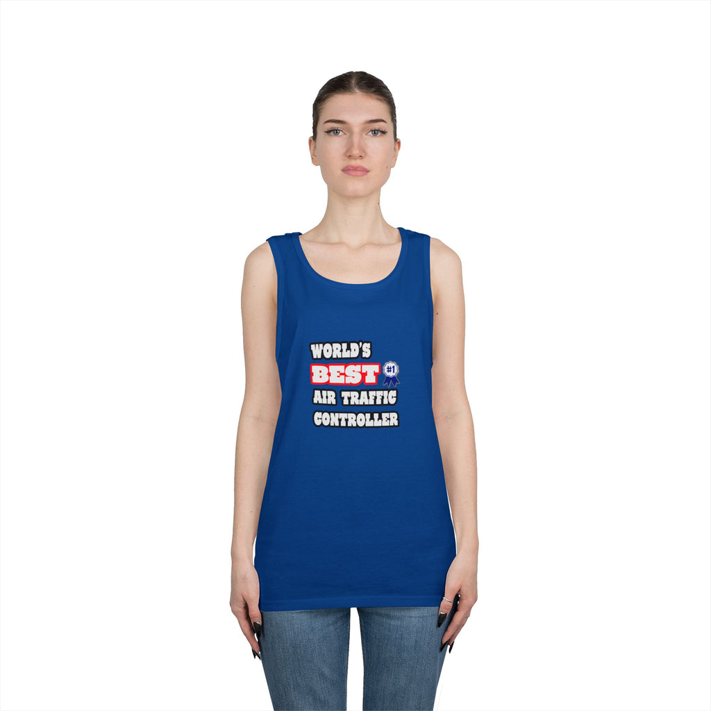 World's Best Air Traffic Controller - Unisex Heavy Cotton Tank Top