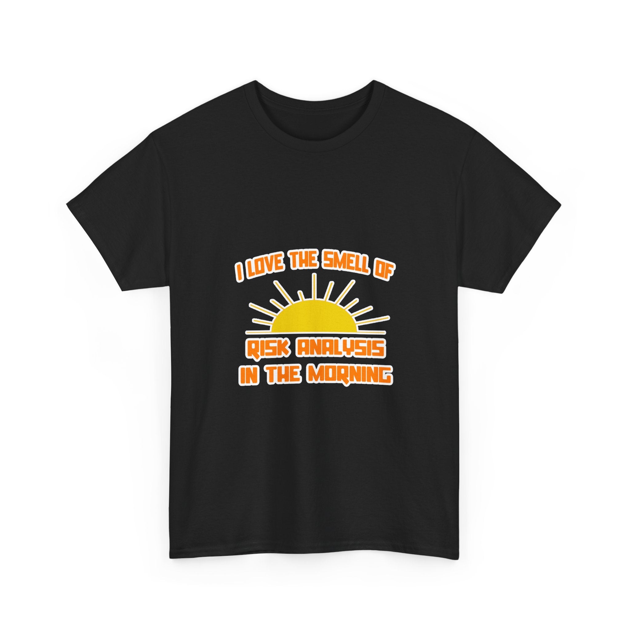 Smell of Risk Analysis in the Morning - Unisex Heavy Cotton Tee
