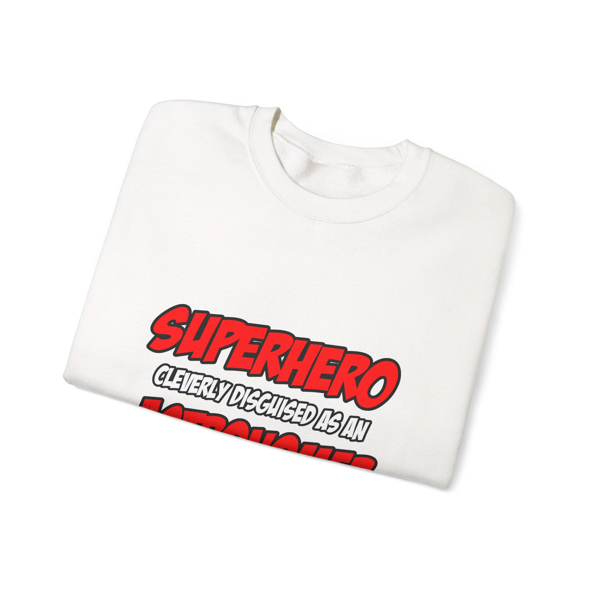 Superhero...Astronomer - Unisex Heavy Blend™ Crewneck Sweatshirt