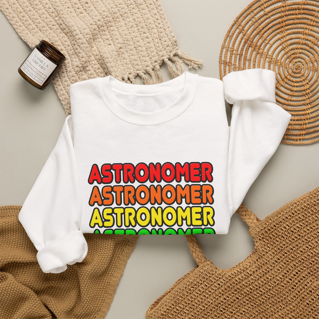 Rainbow Astronomer - Unisex Heavy Blend™ Crewneck Sweatshirt