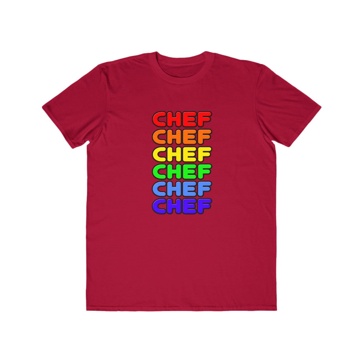 Rainbow Chef - Men's Lightweight Fashion Tee