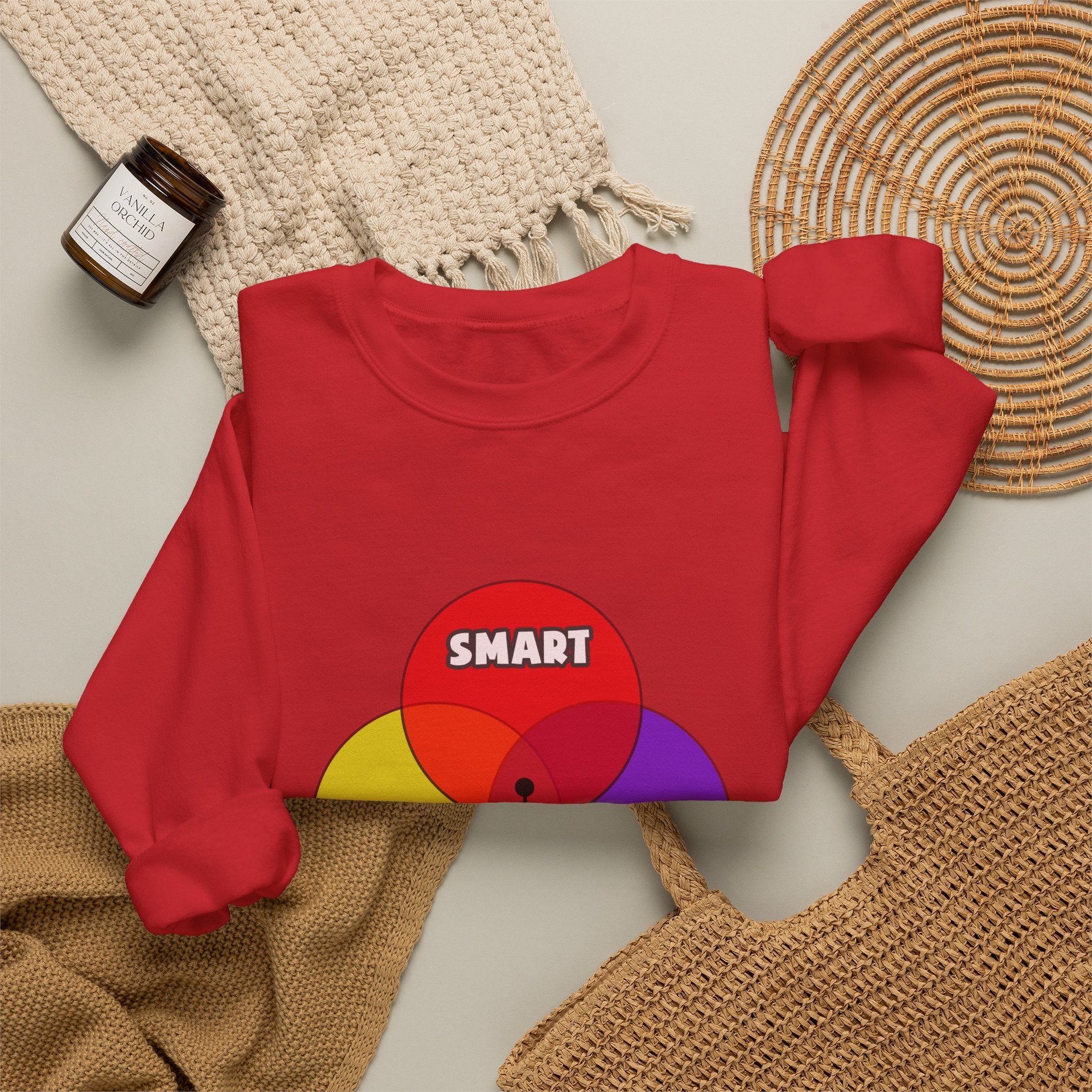 Venn Diagram .. Air Traffic Controllers - Unisex Heavy Blend™ Crewneck Sweatshirt