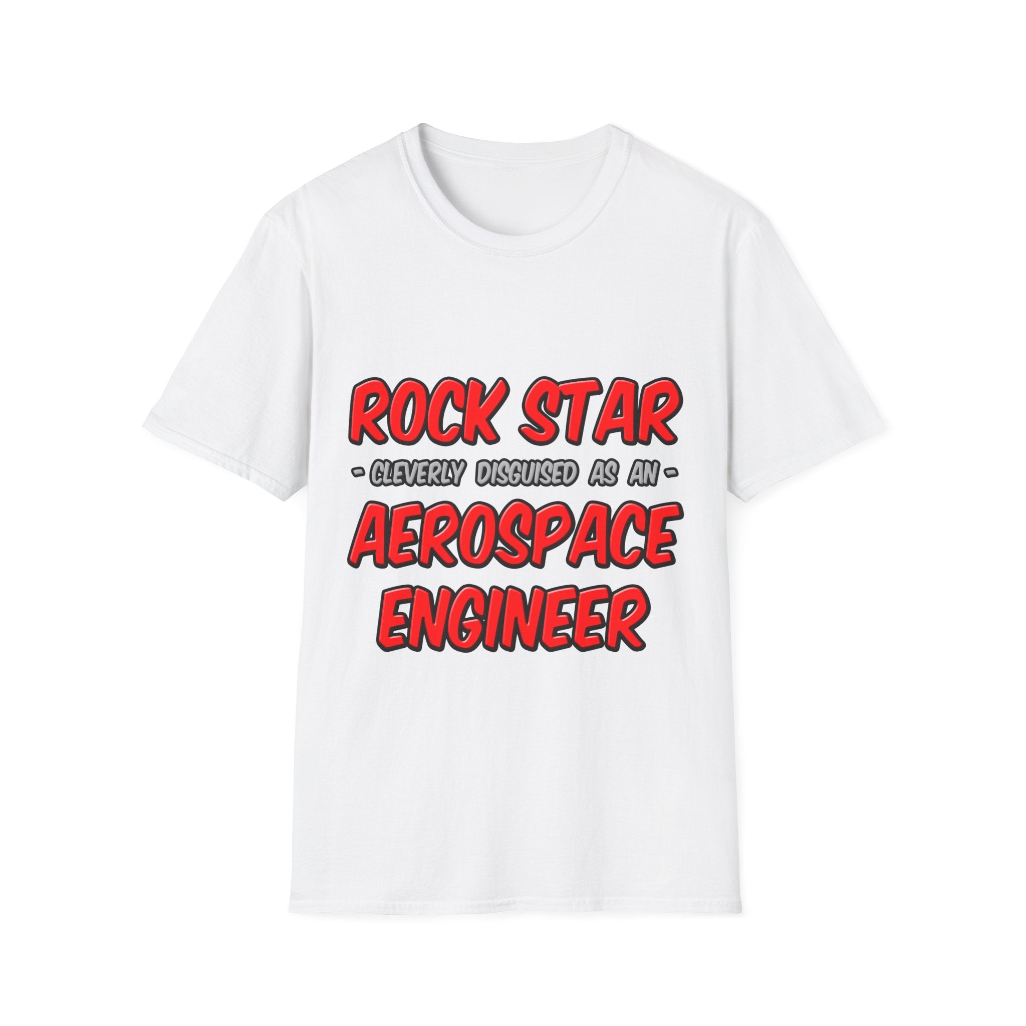Rock Star...Aerospace Engineer - Unisex Softstyle T-Shirt