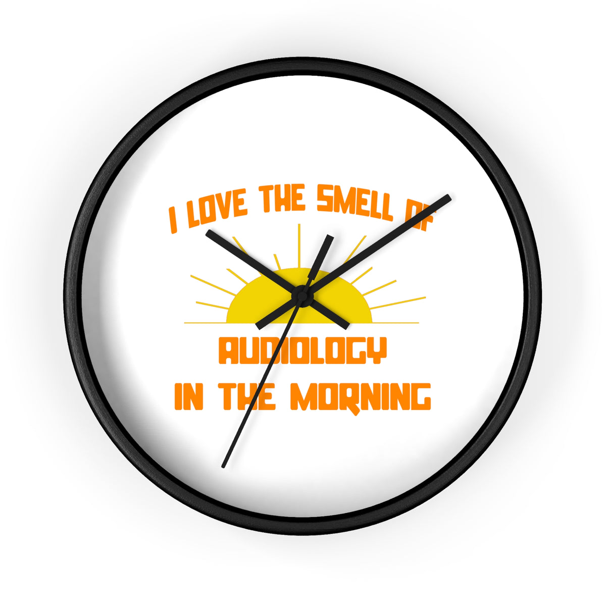 Smell of Audiology in the Morning - Wall Clock
