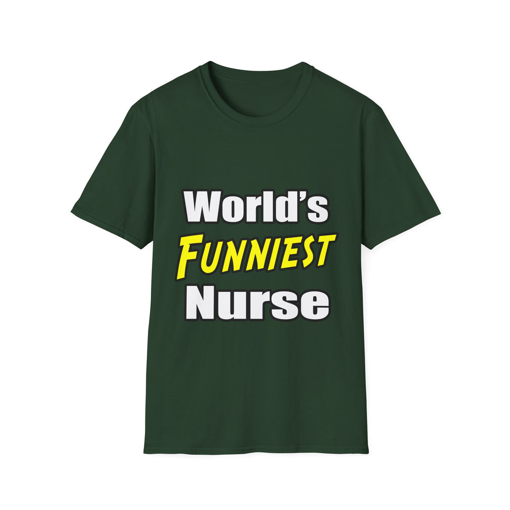 World's Funniest Nurse - Unisex Softstyle T-Shirt