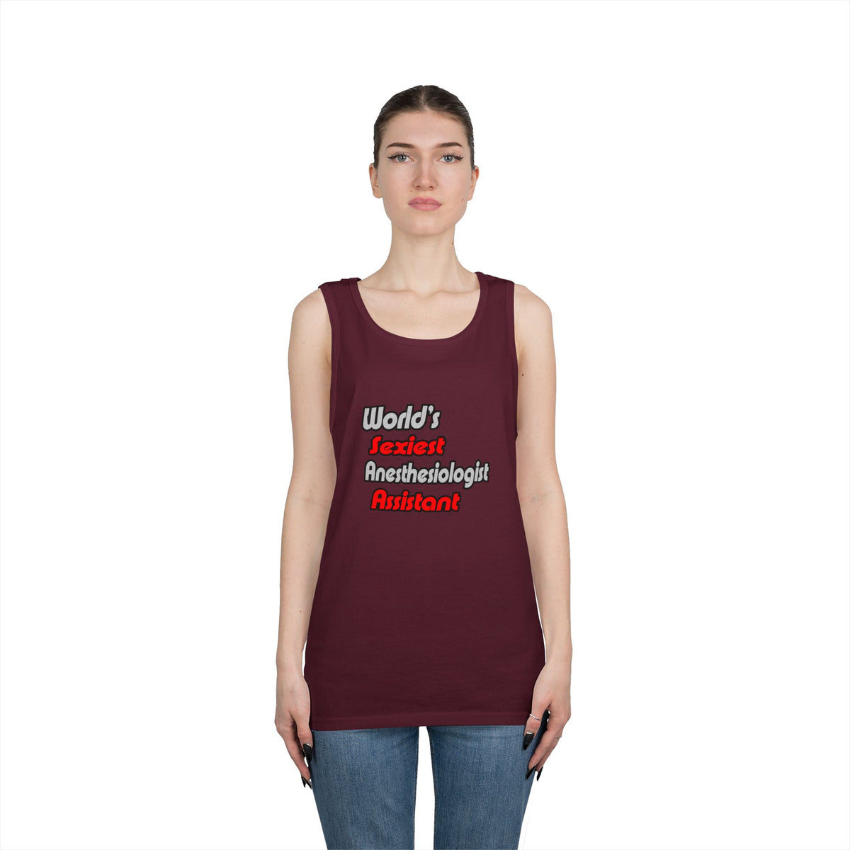 World's Sexiest Anesthesiologist Assistant - Unisex Heavy Cotton Tank Top