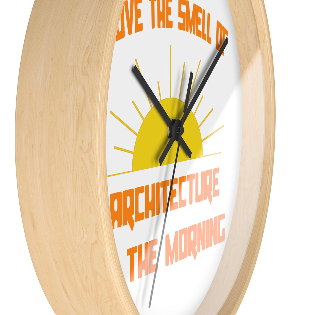 Smell of Architecture in the Morning - Wall Clock