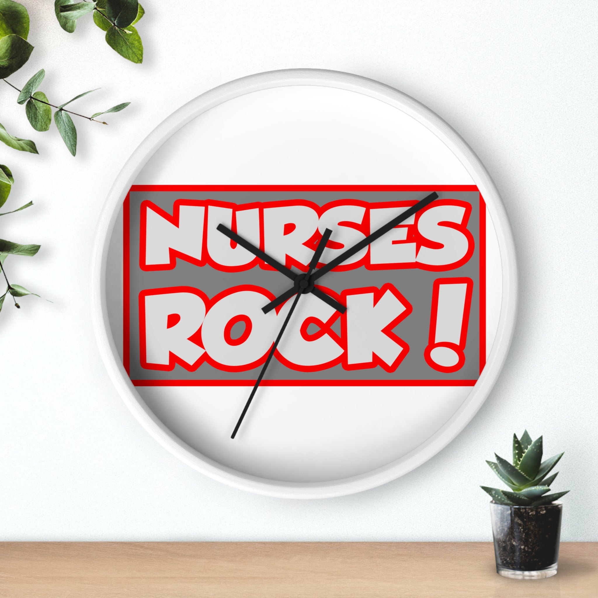 Nurses Rock! - Wall Clock