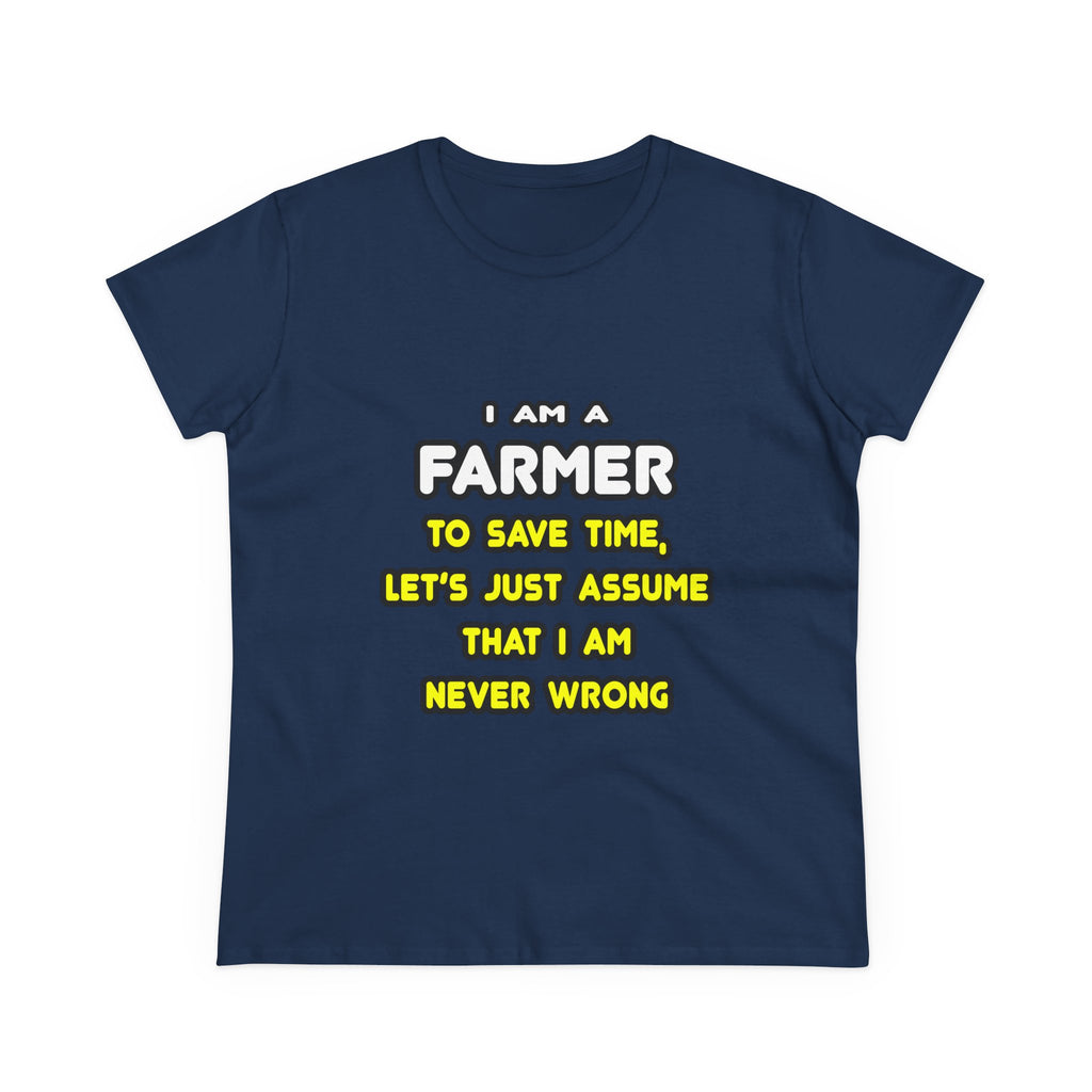 Funny Farmer T Shirts and Gifts - Women's Midweight Cotton Tee
