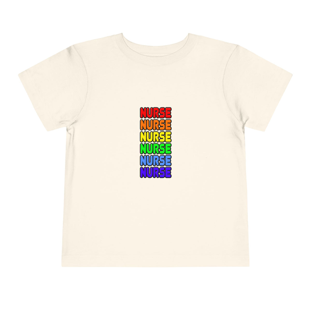 Rainbow Nurse - Toddler Short Sleeve Tee